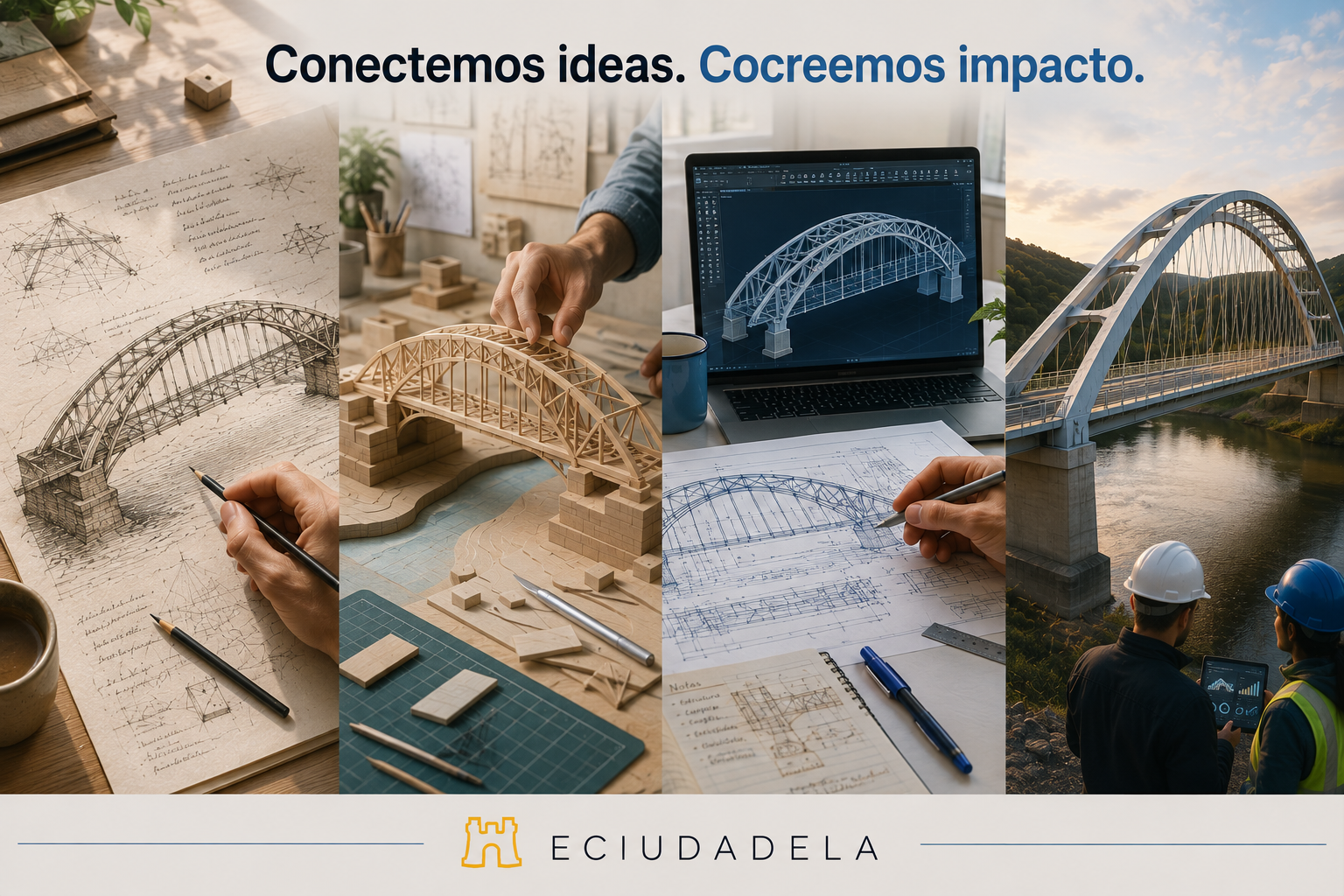 Conectemos ideas. Cocreemos impacto: del boceto a la solución real